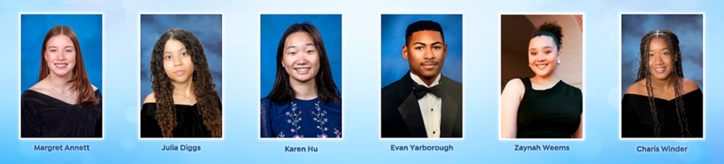 2025 Jean M. Yokum College Scholarship winners